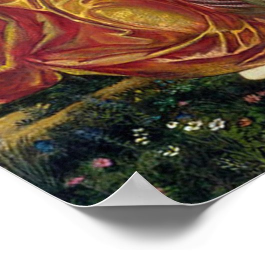 The Garden of the Hesperides by Edward Burne-Jones Poster (Hoek)