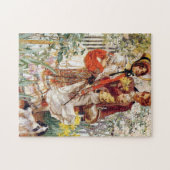 The Garden Walk, 1904, door J. C. Leyendecker Legpuzzel (Horizontaal)