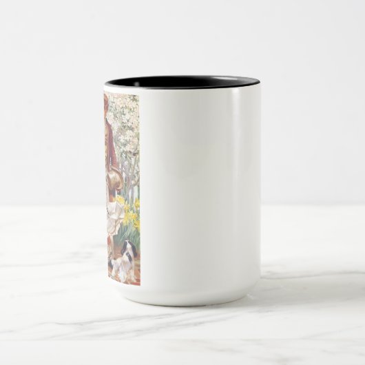 The Garden Walk, 1904, door J. C. Leyendecker Mok (Midden)