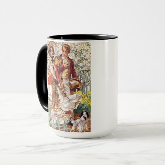 The Garden Walk, 1904, door J. C. Leyendecker Mok (Voorkant links)