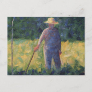 The Gardener - Georges Seurat Briefkaart
