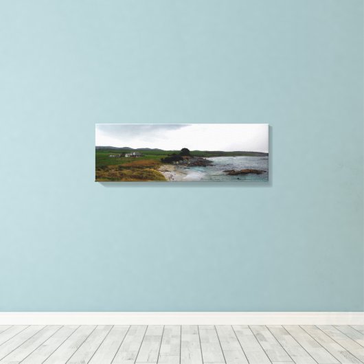 The Gardens, Bay of Fires, Tasmania Canvas Afdruk (Insitu (Houten vloer))