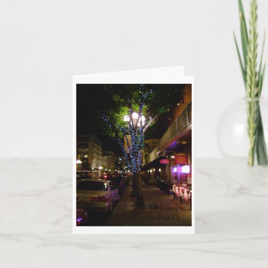 The Gaslamp Quarters Bedankkaart (Voorkant)