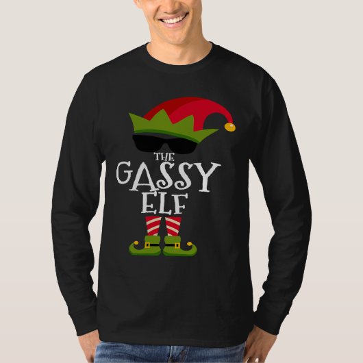 The Gassy Elf Costume Matching Family Group Christ T-shirt (Voorkant)