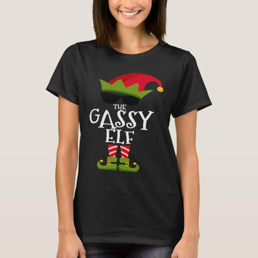 The Gassy Elf Costume Matching Family Group Christ T-shirt (Voorkant)