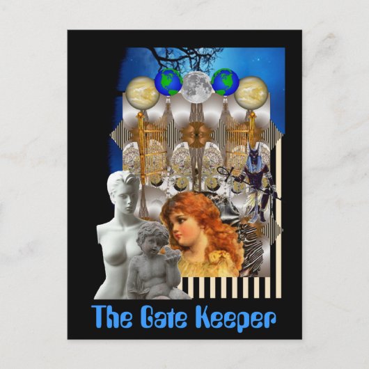 The Gate Keeper Briefkaart (Voorkant)