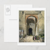 The Gate of Justice, entrance to the Alhambra, Gra Briefkaart (Voorkant / Achterkant)