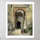 The Gate of Justice, entrance to the Alhambra, Gra Poster (Voorkant)