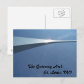 The Gateway Arch in St. Louis, MO Briefkaart (Voorkant / Achterkant)