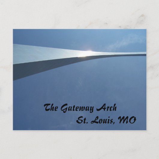 The Gateway Arch in St. Louis, MO Briefkaart (Voorkant)