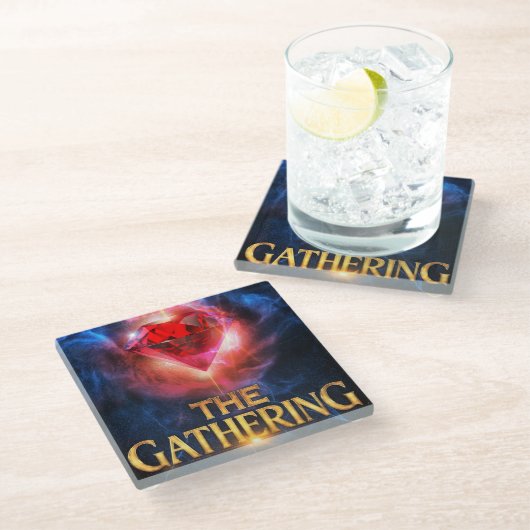 The Gathering: Bloodmoure Chronicles Coaster Glazen Onderzetter (Schuin)