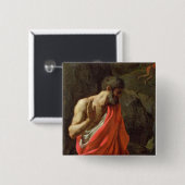 The Gathering of Manna, c.1637-9 Vierkante Button 5,1 Cm (Voorkant /achterkant)