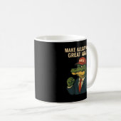 The Gator Candidate - Maak alligators weer geweldi Koffiemok (Voorkant rechts)
