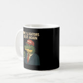 The Gator Candidate - Maak alligators weer geweldi Koffiemok (Voorkant links)