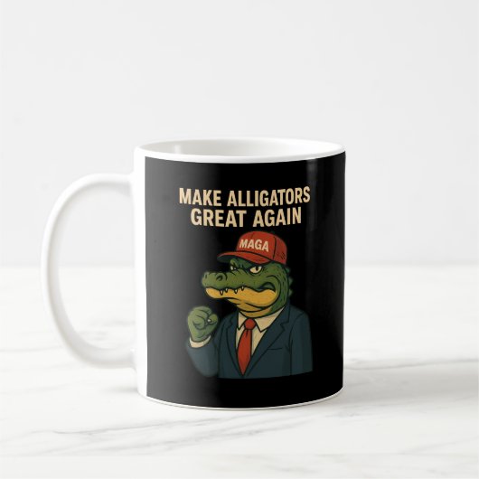 The Gator Candidate - Maak alligators weer geweldi Koffiemok (Links)