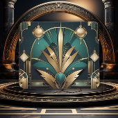 The Gatsby Lines Art Deco Muismat