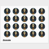 The Gaunt Lady Fantasy Sci-Fi Ronde Sticker (Vel)