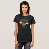The Gay Weekly Agenda Support LGBTQ Gay Pride Mont T-shirt (Voorkant volledig)