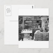 The General Store, Moundville, Alabama: 1936 Briefkaart (Voorkant / Achterkant)