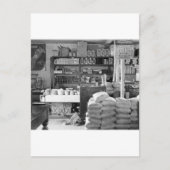 The General Store, Moundville, Alabama: 1936 Briefkaart (Voorkant)