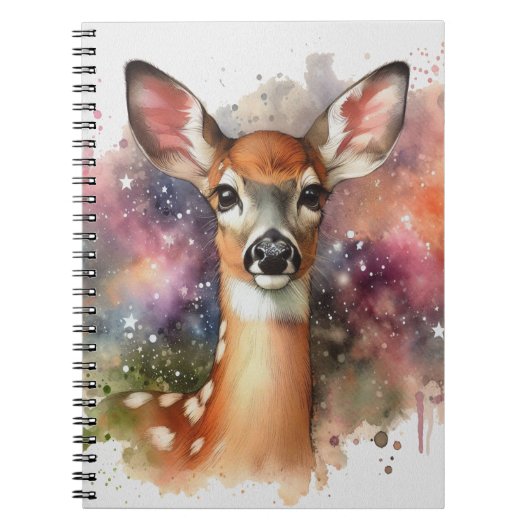 The Gentle Fawn - Spiral Notebook Notitieboek (Voorkant)