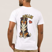 The Gentle Herding Hero - Collie T-shirt (Achterkant)