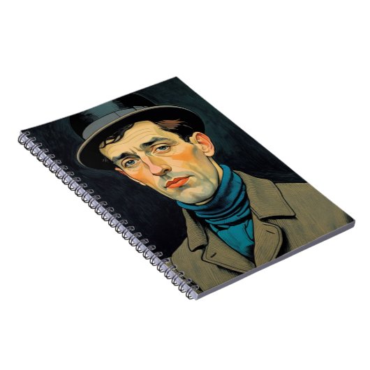 The Gentle Man Portrait Notebook Journal Notitieboek (Rechterzijde)