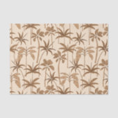 The Gentle Reveal: Botanische Palm Luxe Aards Tissuepapier (Voorkant)