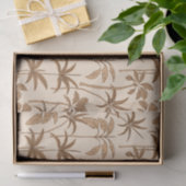 The Gentle Reveal: Botanische Palm Luxe Aards Tissuepapier (Geschenk)