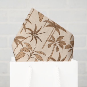 The Gentle Reveal: Botanische Palm Luxe Aards Tissuepapier