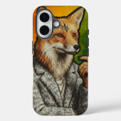 The Gentleman Fox Phone case  (Achterkant)