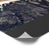 The Geographer, van Johannes Vermeer Poster (Hoek)