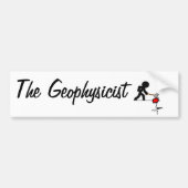 The Geophysicist - For Car Bumpersticker (Voorkant)