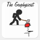 The Geophysicist Sticker (Voorkant)