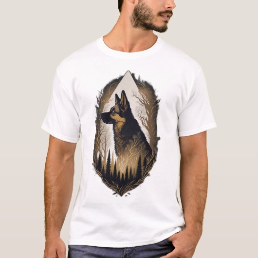 The German Shepherd 003 T-shirt (Voorkant)