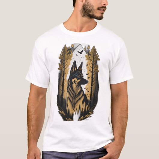 The German Shepherd 009  T-shirt (Voorkant)