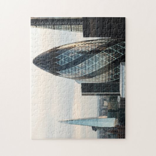 The Gherkin & The Shard London Urban Panorama Legpuzzel (Verticaal)