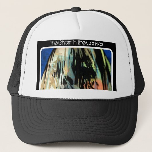 "The Ghost in the Canvas" Trucker Hat Pet (Voorkant)
