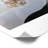 The Ghost of the Flower - collage art Poster (Hoek)