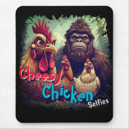 "The Ghost Photobomb Bigfoot" Cheesy Chickens  Muismat