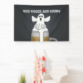 The Ghosts Boo Booze en biertjes Spandoek (Insitu)