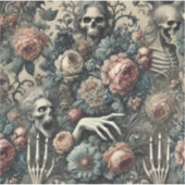 The Ghoul’s Gambit – Gothic Victorian Sticker (Voorkant)