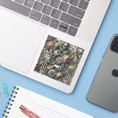 The Ghoul’s Gambit – Gothic Victorian Sticker (Laptop met iPhone)