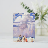 "The Giant" Fairy Art van NC Wyeth Briefkaart (Staand voorkant)