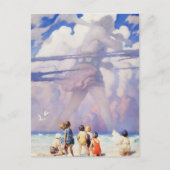 "The Giant" Fairy Art van NC Wyeth Briefkaart (Voorkant)