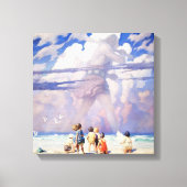 "The Giant" Fairy Art van NC Wyeth Canvas Afdruk (Voorkant)