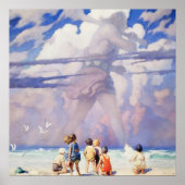 "The Giant" Fairy Art van NC Wyeth Poster (Voorkant)