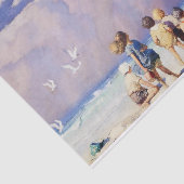 "The Giant" Fairy Art van NC Wyeth Tissuepapier (Detail)