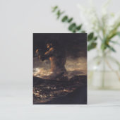 The Giant (of The Colossus), van Francisco Goya 18 Briefkaart (Staand voorkant)