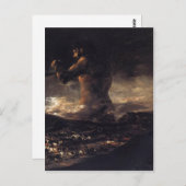 The Giant (of The Colossus), van Francisco Goya 18 Briefkaart (Voorkant / Achterkant)